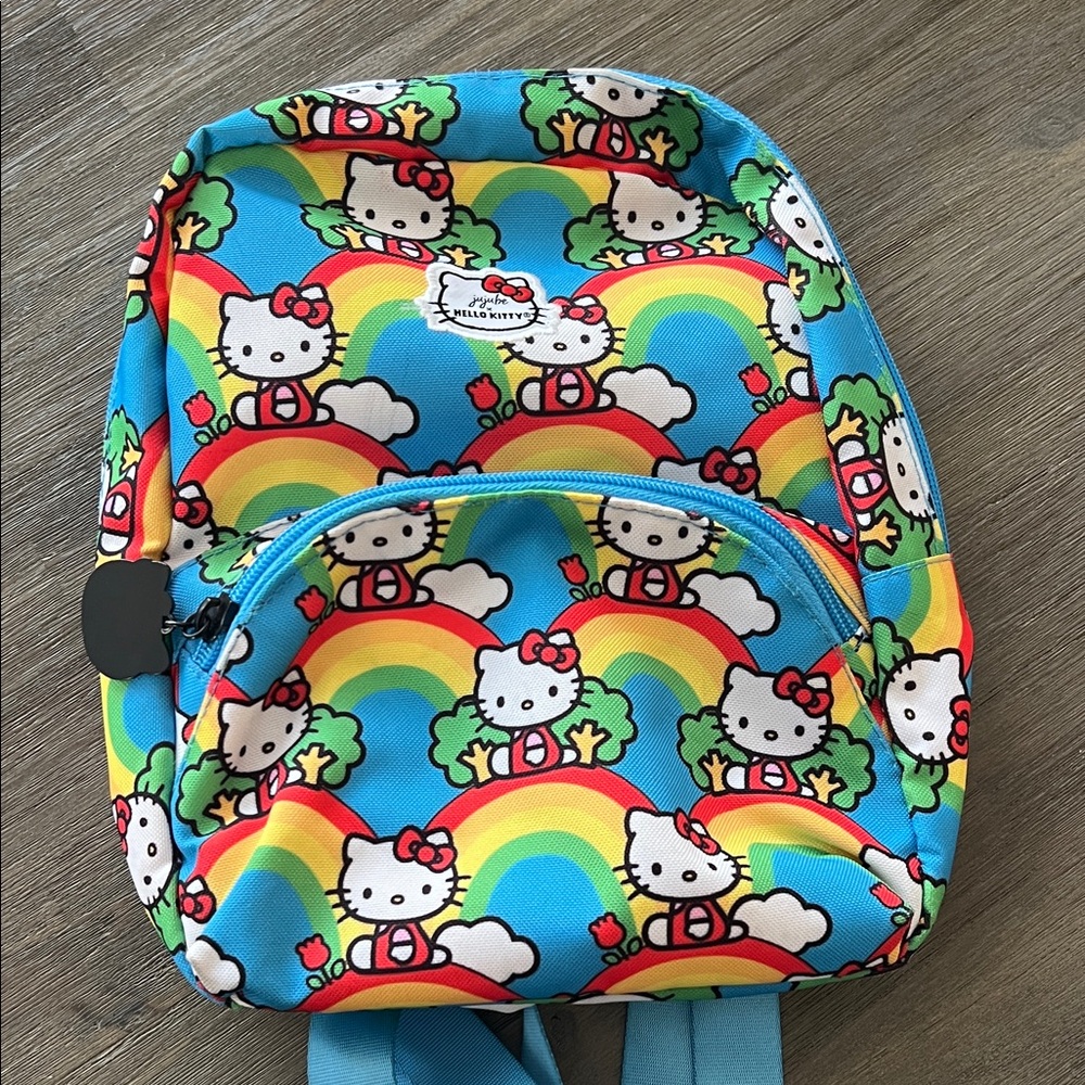 Ju-Ju-Be Hello Kitty Blue Rainbow Backpack